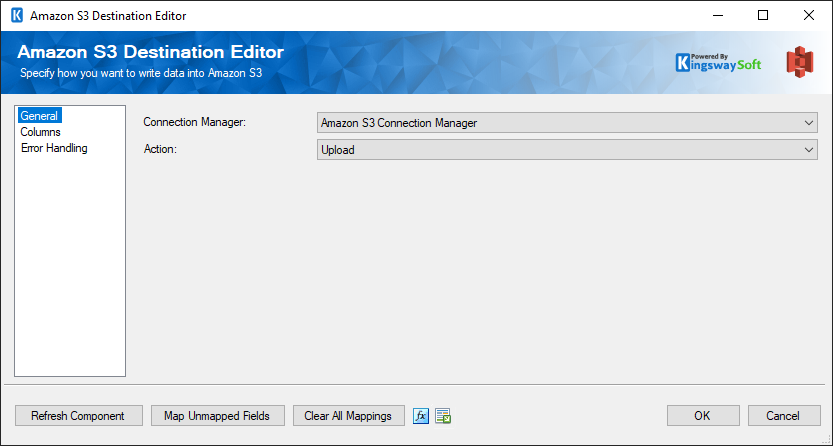 SSIS AWS S3 Destination